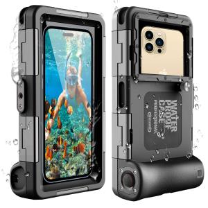 潜水用ケース phone 水中撮影 ケース 防水ケース スマホ用 水中撮影・写真 IPX8標準防水レベル水深さ15mまで潜水 水泳 防水ポーチ お風呂 海水浴