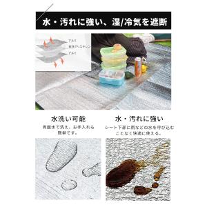 銀マット キャンプ用 200cmx200cm ...の詳細画像1
