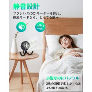 小型扇風機 充電式 5200mAh ミニ US...の詳細画像5