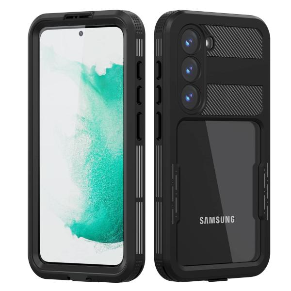 S23 防水ケース 6.1インチ 米軍MIL規格取得 Qi充電対応 三層構造 ギャラクシー SC-5...
