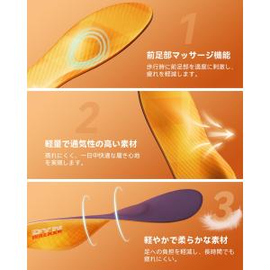 インソール 土踏まず サポーター 足底筋膜炎 ...の詳細画像3