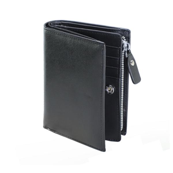 財布 メンズ 二つ折り 本革 【3代目】 大容量 L字型ファスナー小銭入れ 軽量 防水 折りたたみ財...