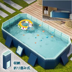 ビニールプール 空気入れ不要 2.1m 大人用...の詳細画像4