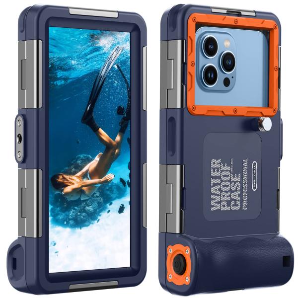 スマホ潜水用ケース iPhone/Samsung/Xiaomiダイビングケース 水中撮影や写真やビデ...
