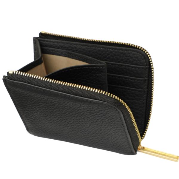 ミニ財布 レディース 小銭入れ 小さい財布 薄型 コンパクト L字ファスナー 軽量 お札が折れない