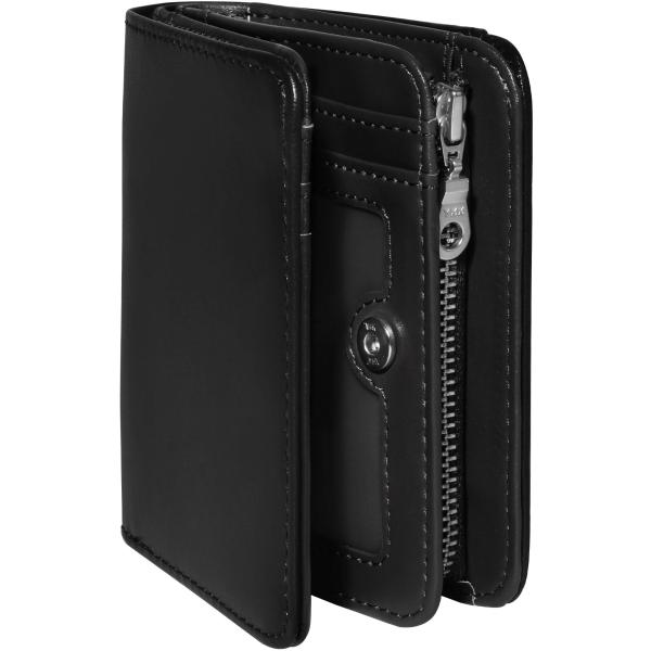 財布 メンズ 二つ折り 栃木レザー 本革 大容量 カード15枚収納 L字ファスナー小銭入れ 外側IC...