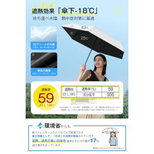 超軽量 折畳み 遮光遮熱 UPF50+ 折りた...の詳細画像3