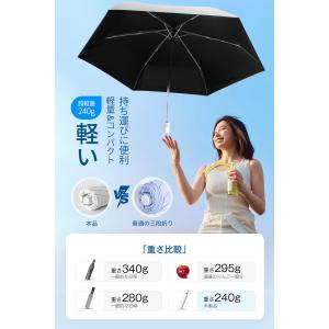 超軽量 折畳み 遮光遮熱 UPF50+ 折りた...の詳細画像5