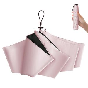 日傘 折りたたみ 完全遮光 UVカット率100% 超軽量118g 晴雨兼用 折り畳み傘 遮熱 紫外線対策 撥水 耐風 コンパクト 収納ポーチ付き キッズ 通勤 通学 旅行