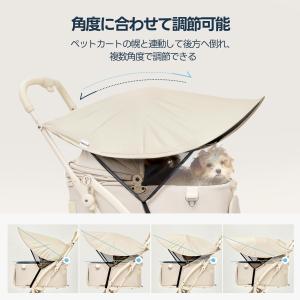ペットカート サンシェード 夏用 日よけカバー...の詳細画像3