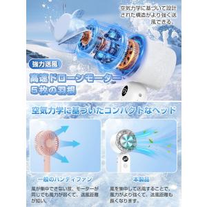 ハンディファン 冷却プレート搭載冷感 手持ち扇...の詳細画像3