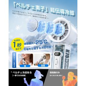 ハンディファン 冷却プレート付き 携帯扇風機 ...の詳細画像3
