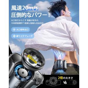 腰掛け扇風機 10000mAh大容量・1台5役...の詳細画像1