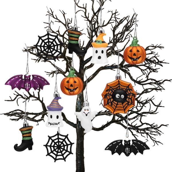 Valery Madelyn ハロウィン 飾り ハロウィン オーナメント 12個入りセット 可愛い ...