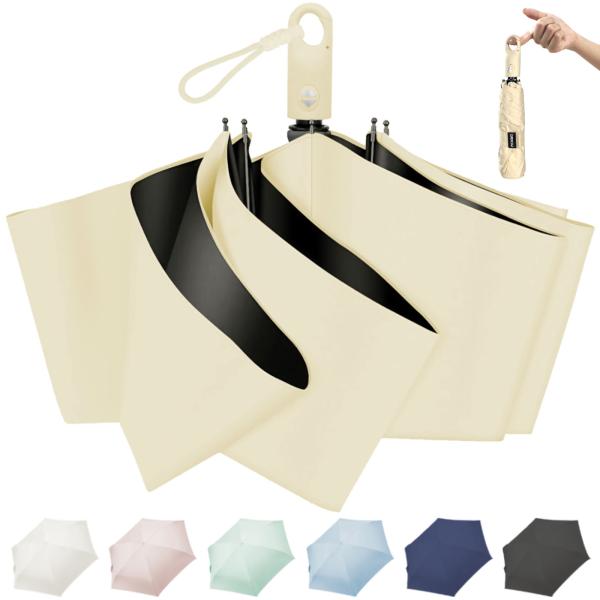 DSDCDJ 【2025新登場 JIS認証】日傘 uvカット 100 遮光 折り畳み 超軽量 完全遮...