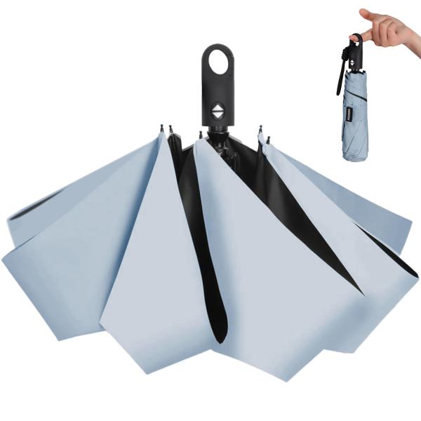 DSDCDJ 日傘 超軽量 【JIS認証済 100% 遮光 紫外線遮断】折りたたみ傘 完全遮光 肌を...