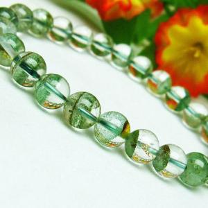 最高級（5A） グリーンファントムクォーツ ブレスレット 12.5mm玉 No