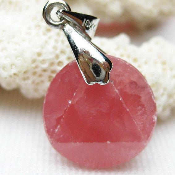 インカローズ ロードクロサイト 大衛星 ペンダント  k1-607