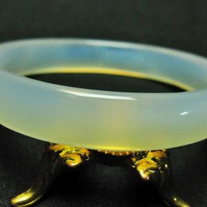 レディース 新品 天然 A級 ブレスレット 飄花玉 翡翠 バングル 陽緑