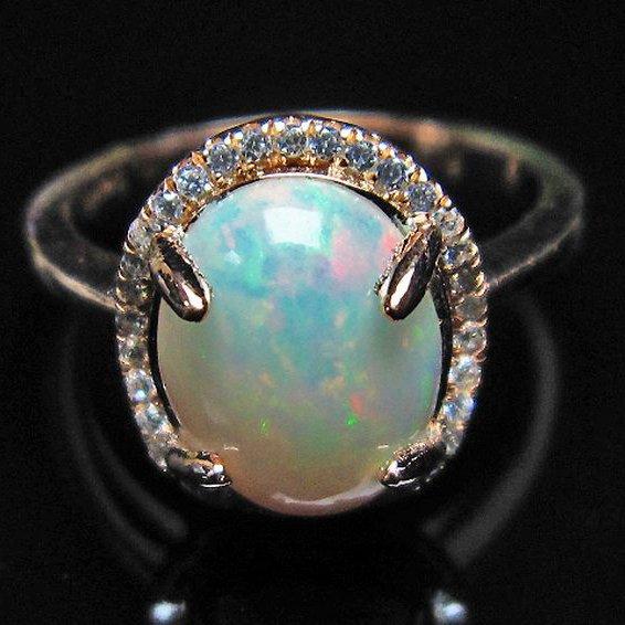 プレシャスオパール 指輪 (11号) l388-91