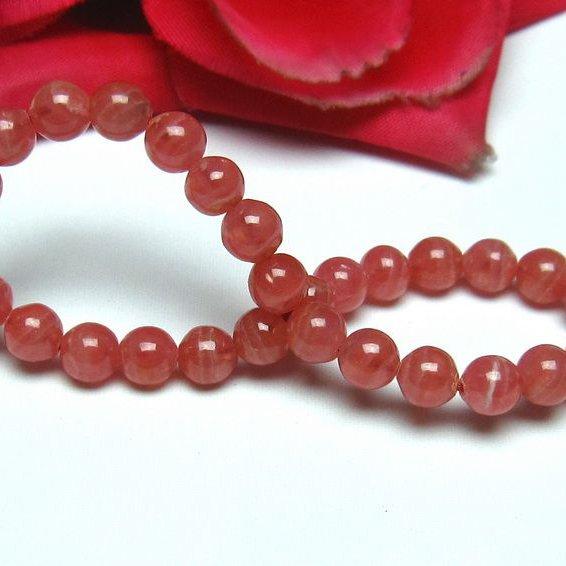 インカローズ ロードクロサイト ブレスレット  6mm  l56-692