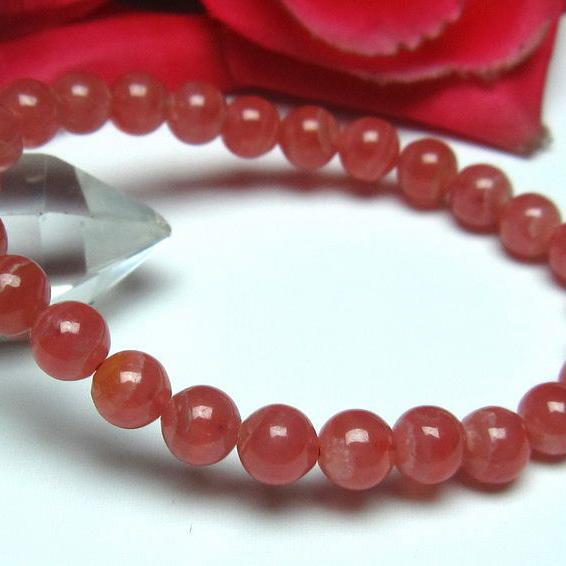 インカローズ ロードクロサイト ブレスレット 7mm  l56-700