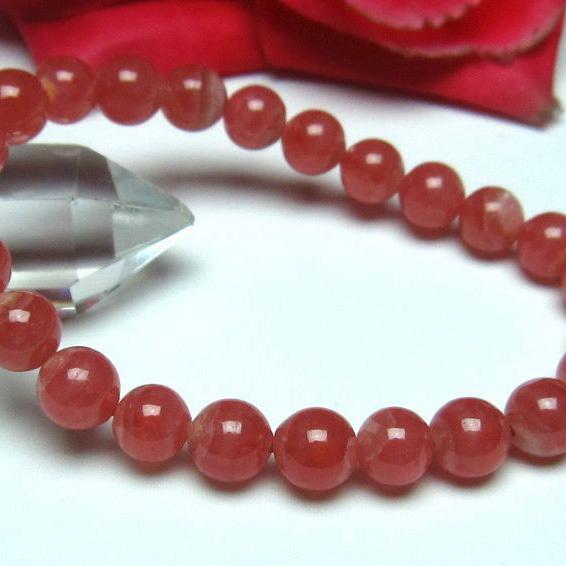 インカローズ ロードクロサイト ブレスレット 8mm  l56-710