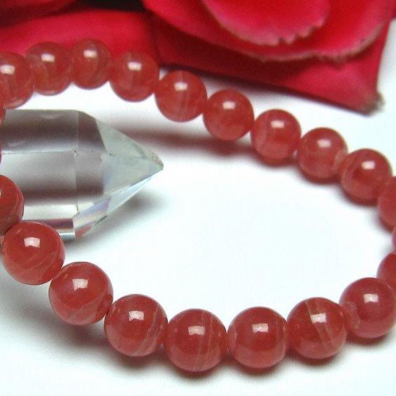 インカローズ ロードクロサイト ブレスレット  8mm  l56-715