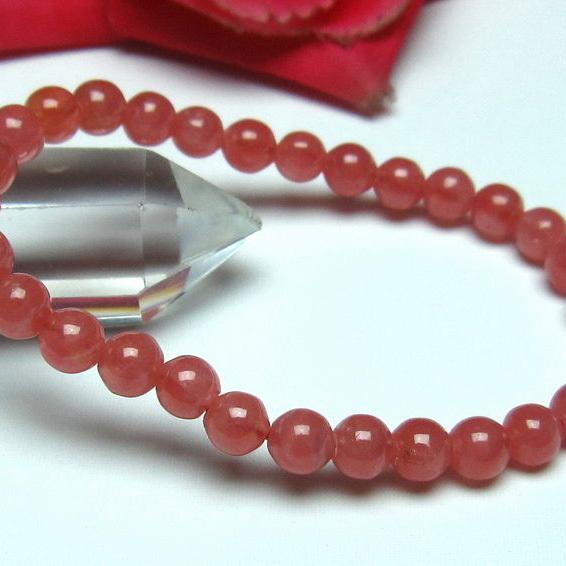 インカローズ ロードクロサイト ブレスレット 6mm  l56-749