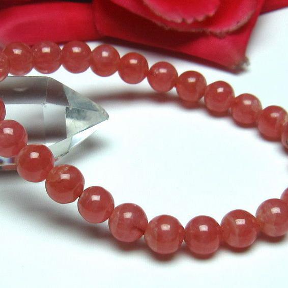 インカローズ ロードクロサイト ブレスレット 7mm  l56-758