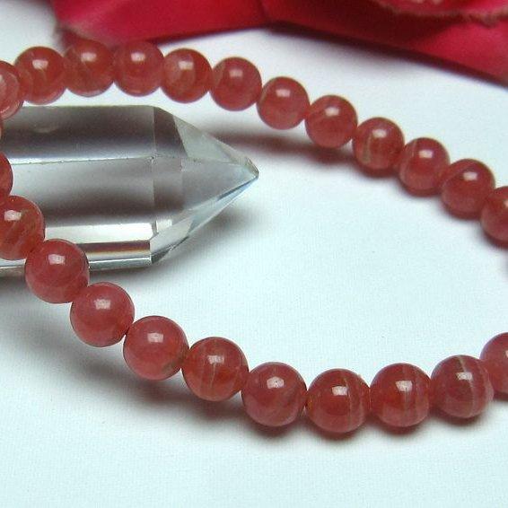 インカローズ ロードクロサイト ブレスレット  7mm  l56-767