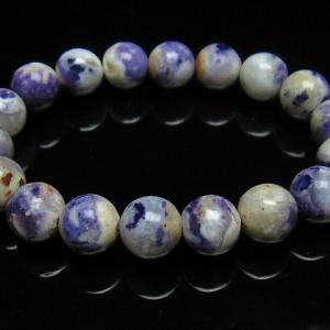 アメリカ ユタ州産 ティファニーストーン ブレスレット 9mm l600-818