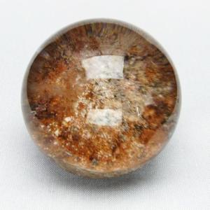 ガーデンクォーツ（庭園水晶）ファントム 丸玉 59mm t100-4789 : 誠安