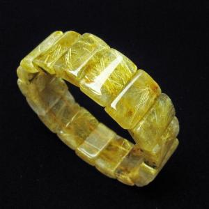 ルチルクォーツ バングル ゴールドタイチンルチル t107-4414 : 誠安