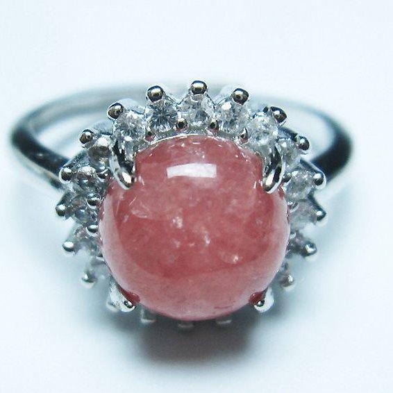 インカローズ ロードクロサイト 指輪 (18号) t137-2876