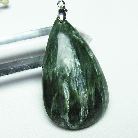 セラフィナイト ペンダント  t14-3211