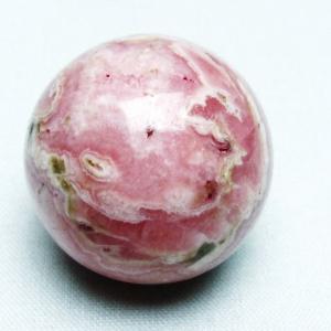 インカローズ ロードクロサイト 丸玉 42mm t145-1730 : 誠安天然石専門