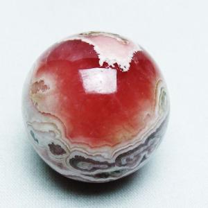 インカローズ ロードクロサイト 丸玉 42mm t145-1730 : 誠安天然石専門