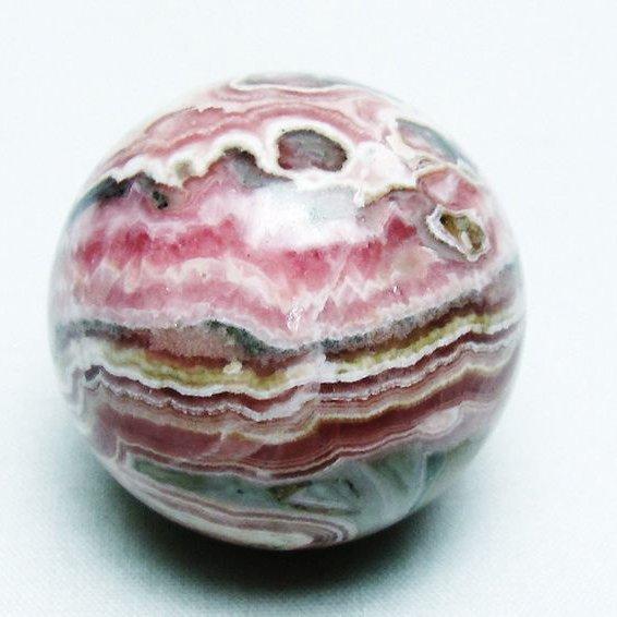 インカローズ ロードクロサイト 丸玉  42mm  t145-1730