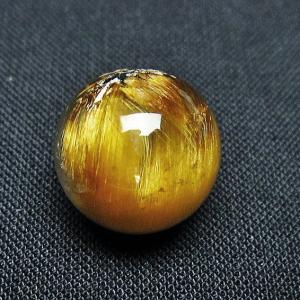 ルチルクォーツ 丸玉 ゴールドタイチンルチル水晶 20mm t145-2427 : 誠