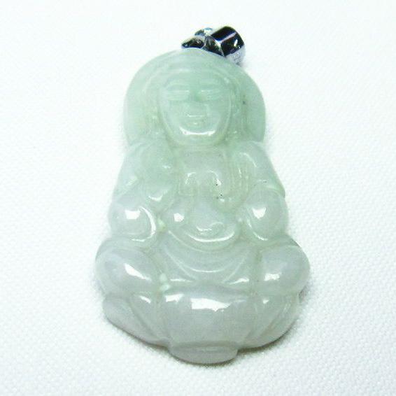 糸魚川翡翠 ペンダント 観音様  t146-2968