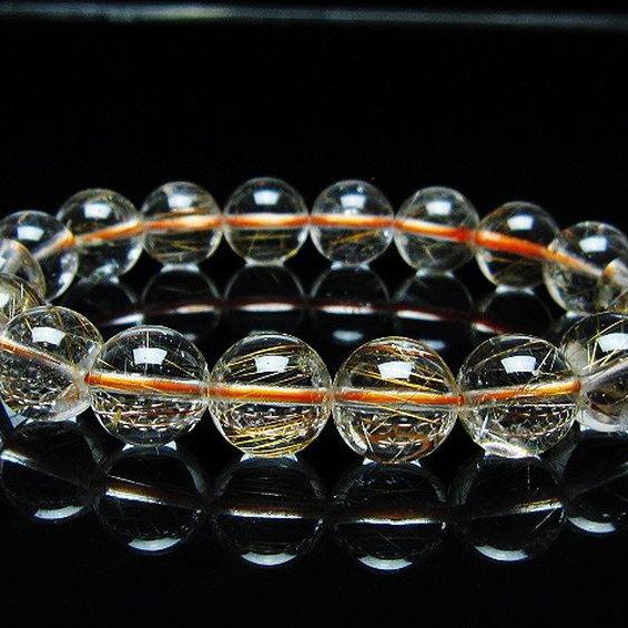 ルチルクォーツ ブレスレット 金針ルチル水晶 ファイナルグレードルチル 12mm  t15-1102...