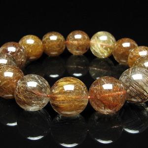 パワーストーン 天然石 ガーデンクォーツ（庭園水晶）ブレスレット17mm