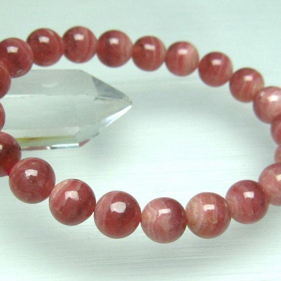 インカローズ ロードクロサイト ブレスレット  9mm  t16-10050