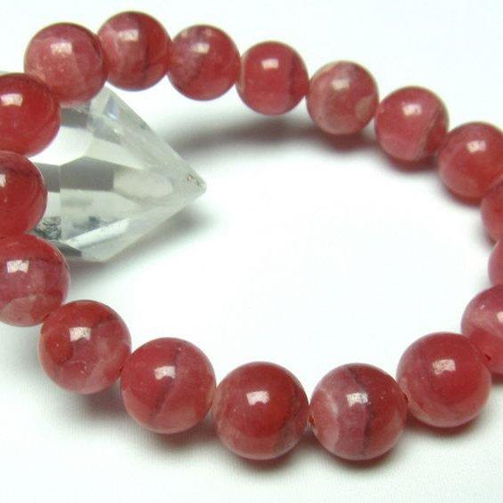 インカローズ ロードクロサイト ブレスレット  11mm  t16-11058