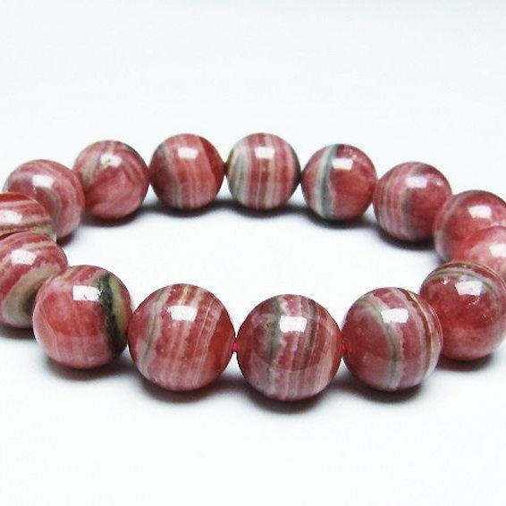 インカローズ ロードクロサイト ブレスレット  14mm  t16-14254