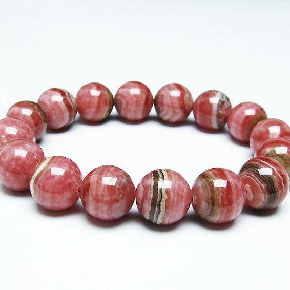 インカローズ ロードクロサイト ブレスレット  14mm  t16-14256