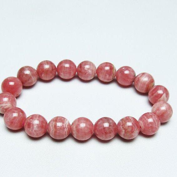 インカローズ ロードクロサイト ブレスレット  11mm  t16-15044