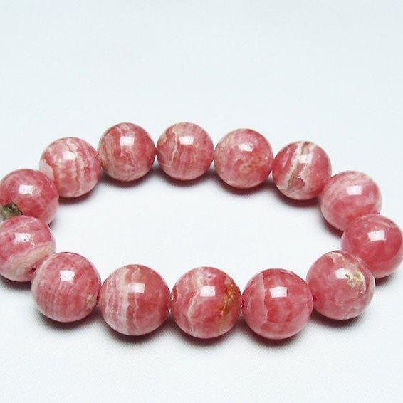 インカローズ ロードクロサイト ブレスレット  16mm  t16-15049