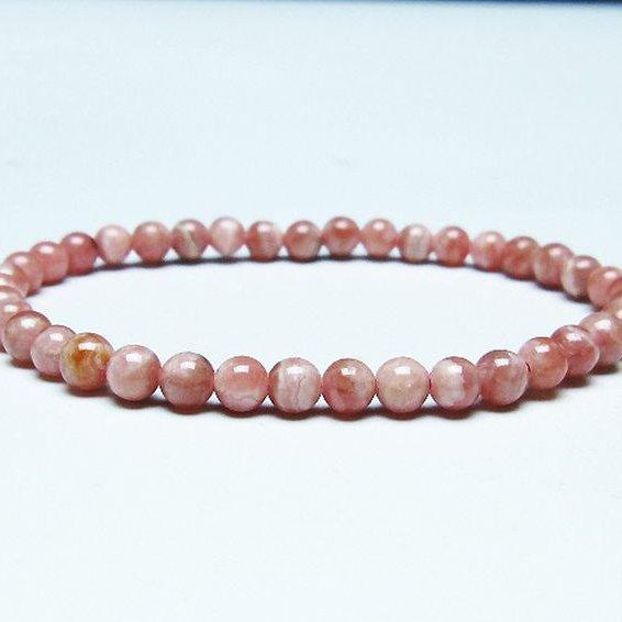 インカローズ ロードクロサイト ブレスレット  5mm  t16-15410